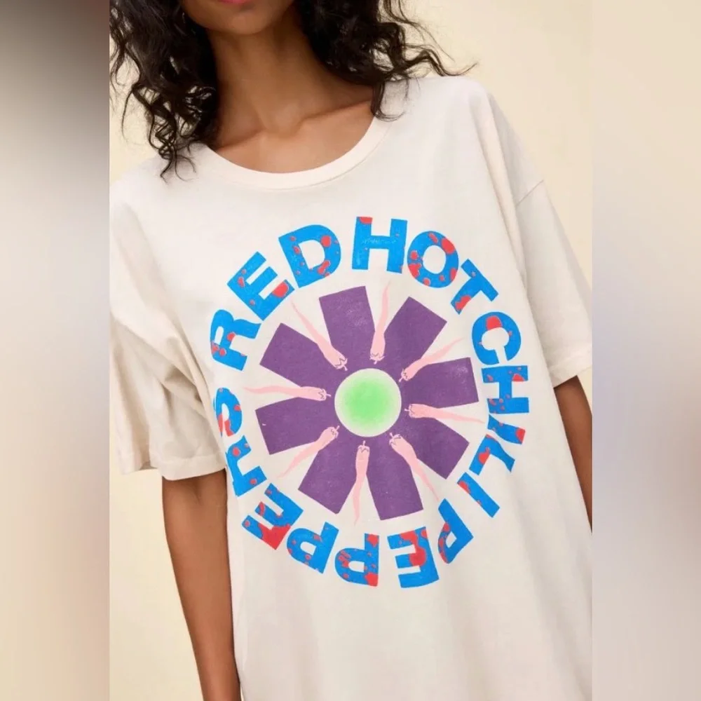 NWT Daydreamer RARE ๐ฅ RED HOT CHILI PEPPERS FREAKY MERCH TEE size Medium - Picture 1 of 4